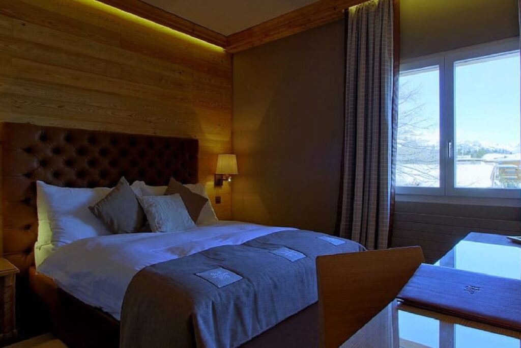 Single room in Hotel Royal Crans Montana