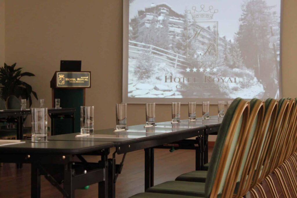 Corporate event, seminar in Hotel Royal Crans Montana