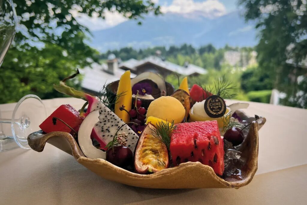 Exclusive dessert at Hotel Royal Crans-Montana