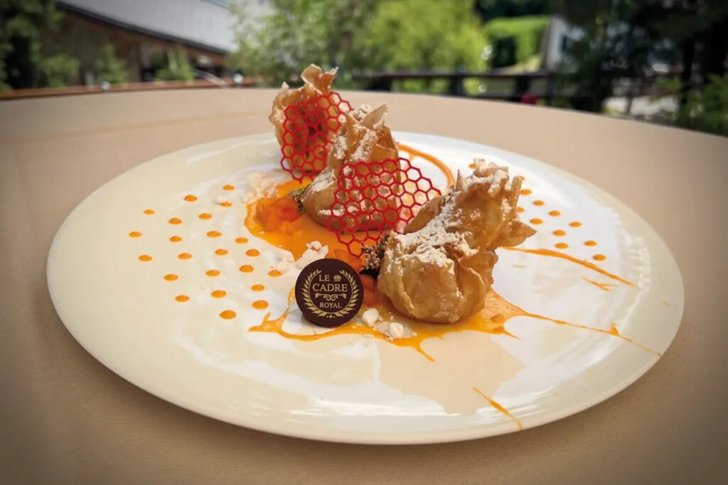 Refined snack at Hotel Royal Crans Montana