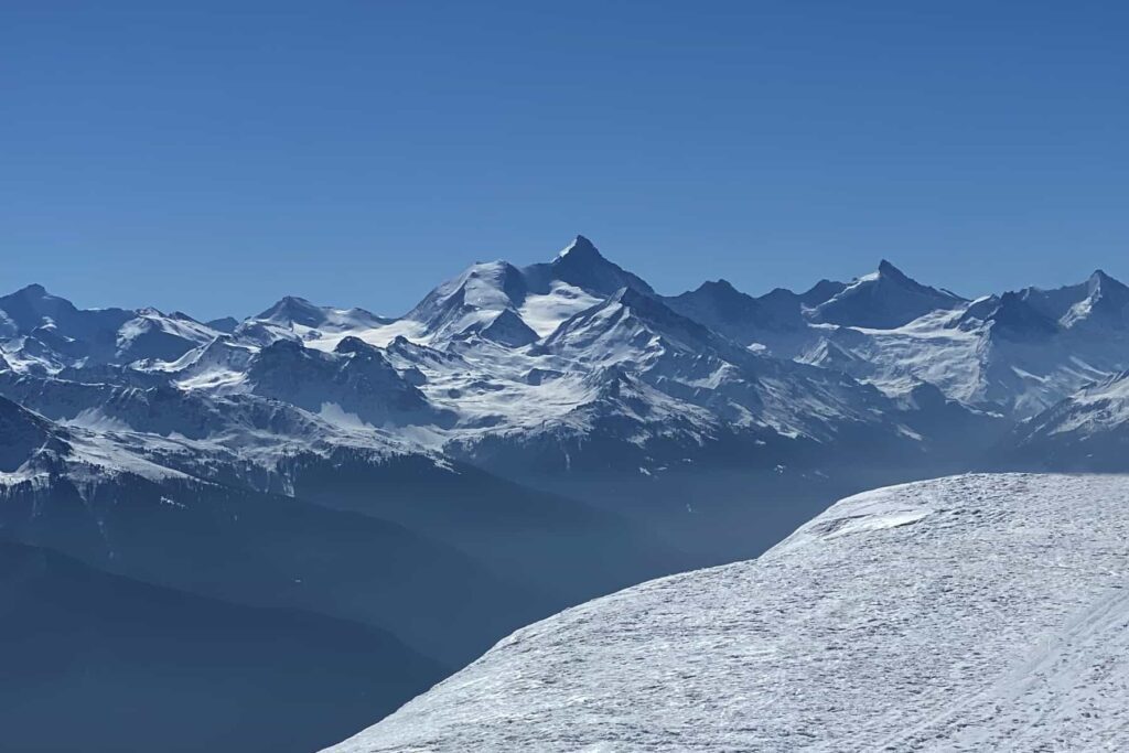 Mountain view at Hotel Royal Crans Montana