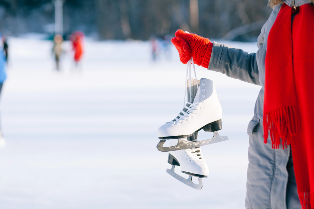 Ice skating at Hotel Royal Crans Montana